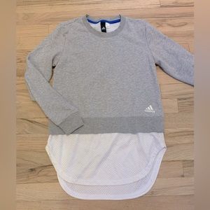 Adidas sweatshirt with mesh lining to cover your butt ;)